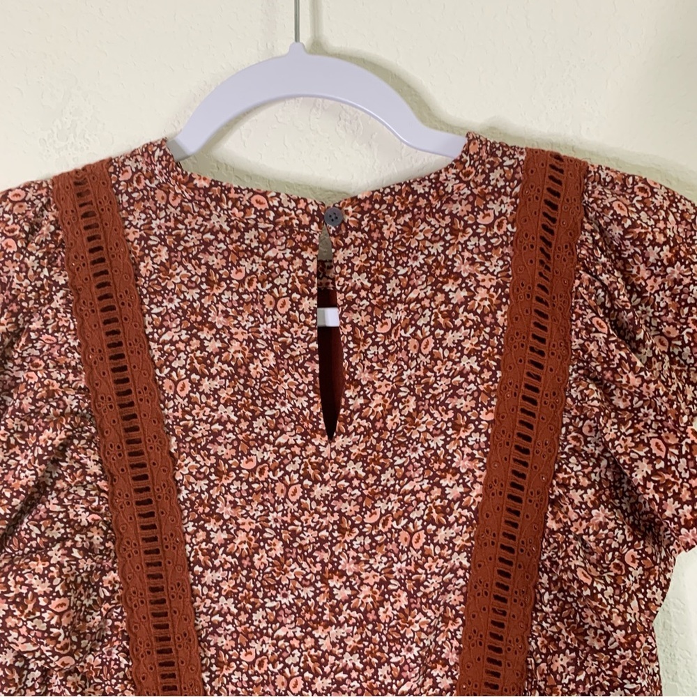 Madewell Madewell Flutter-Sleeve Mini Dress in Cottage Garden XXS - Picture 10 of 10